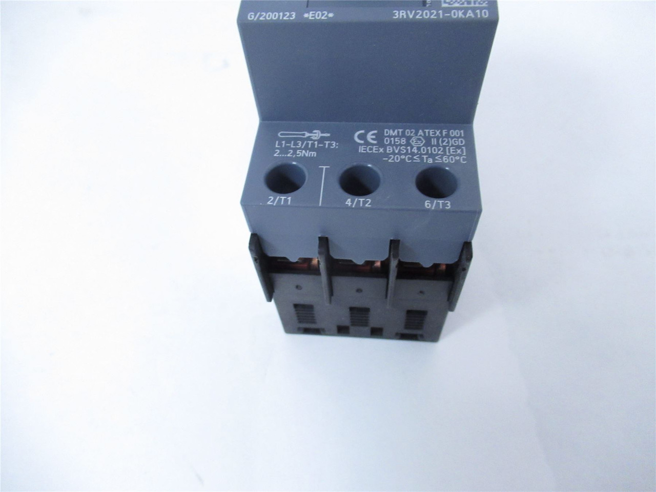 Siemens 3RV2021-0KA10; Manual Starter 3-Pole .9-1.25A