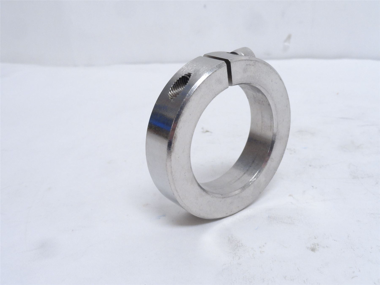 Climax 1C-200-S; One-Piece Shaft Collar; SS; 2"ID x 3"OD