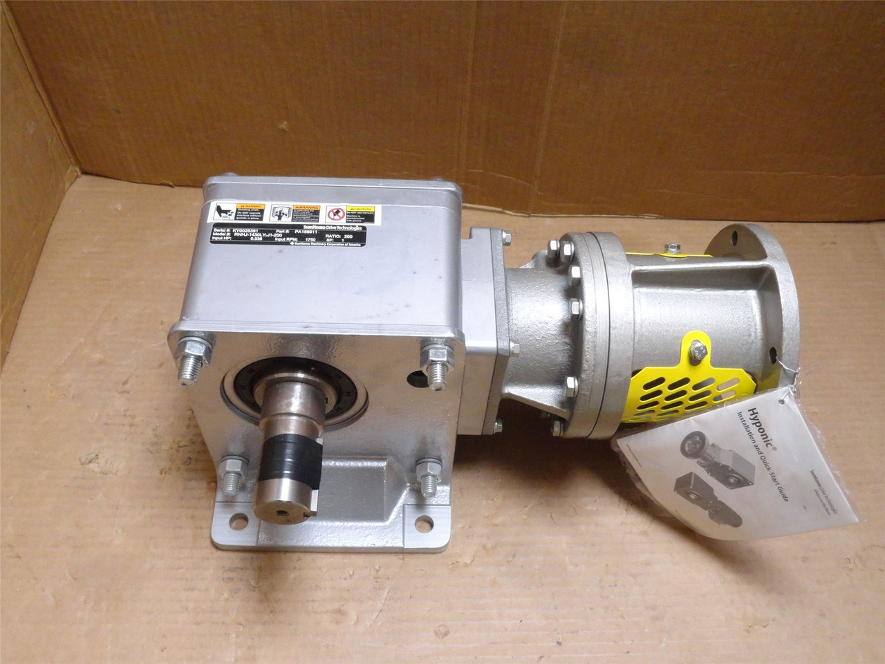 Sumitomo PA156911; Gearbox; RNHJ-1430LY-J1-200; 200:1 Ratio