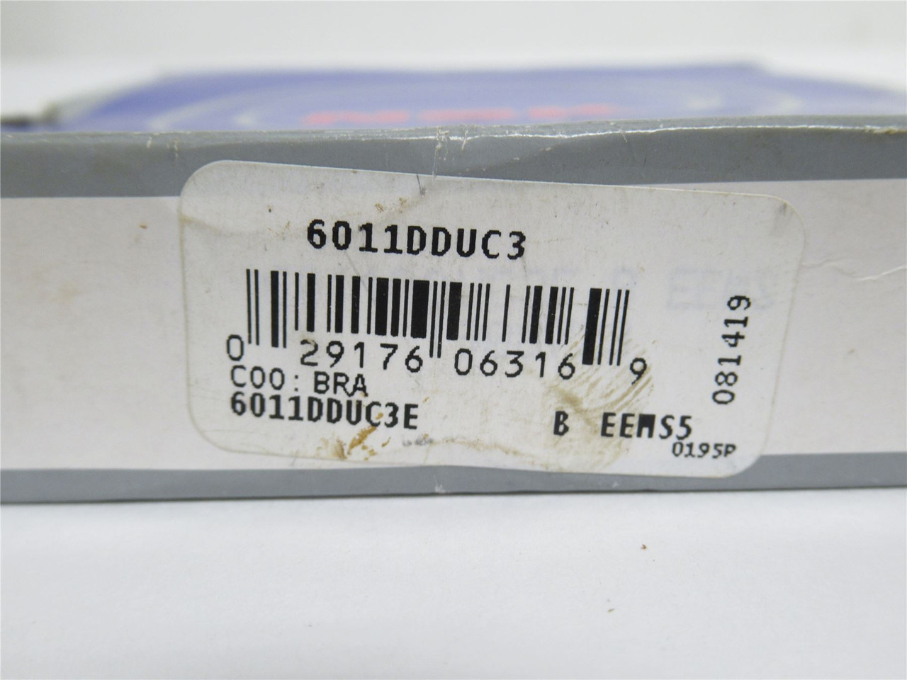 NSK 6011DDUC3; Ball Bearing 55mmID x 90mmOD x 18mm Wide