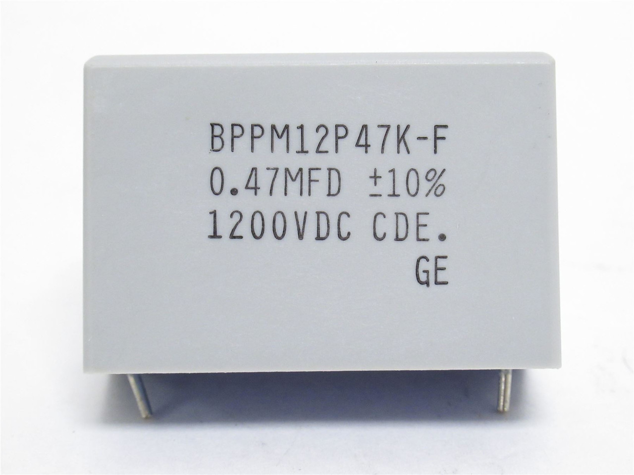 Cornell BPPM12P47K-F; Lot-4 Film Capacitors; 0.47MFD; +/-10%