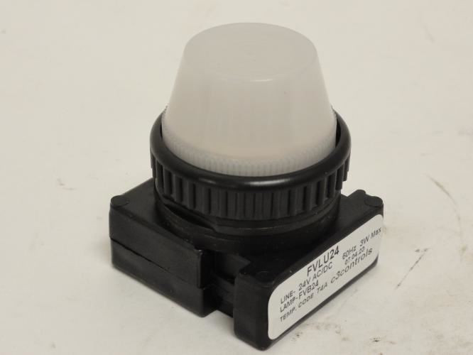 C3 Controls FVLU24W; Indicator Light; White; 24VAC@3W