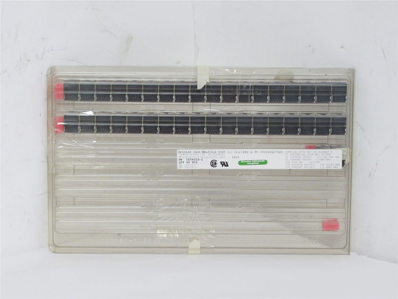 TE Connectivity 5558310-1; Lot-37 Modular Jack Ethernet Port