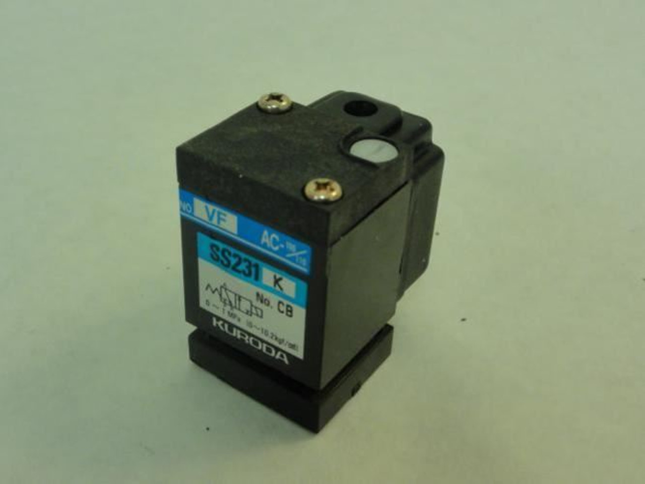 Kuroda SS231-NB-100-GK; Solenoid Valve