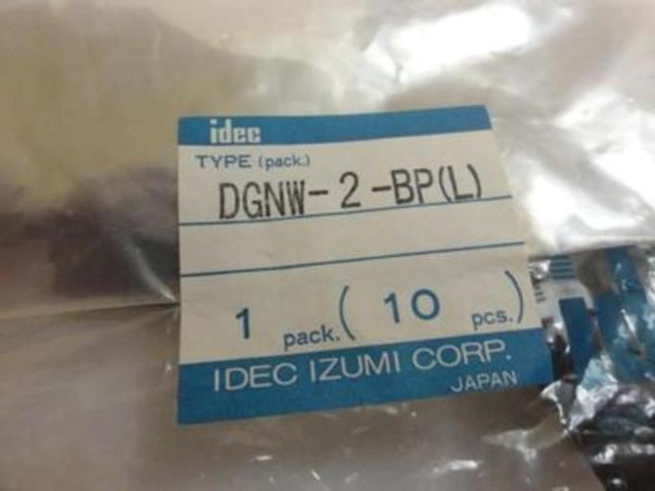 Idec DGNW-2-BPL; Pack-10 Left End Bracket