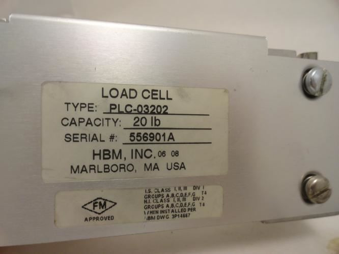 HBM Inc PLC-03202; Load Cell 20 lb