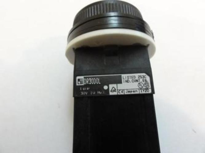 Fuji DR30D0L; Domed Round Pilot Light; 30V; 1W; White