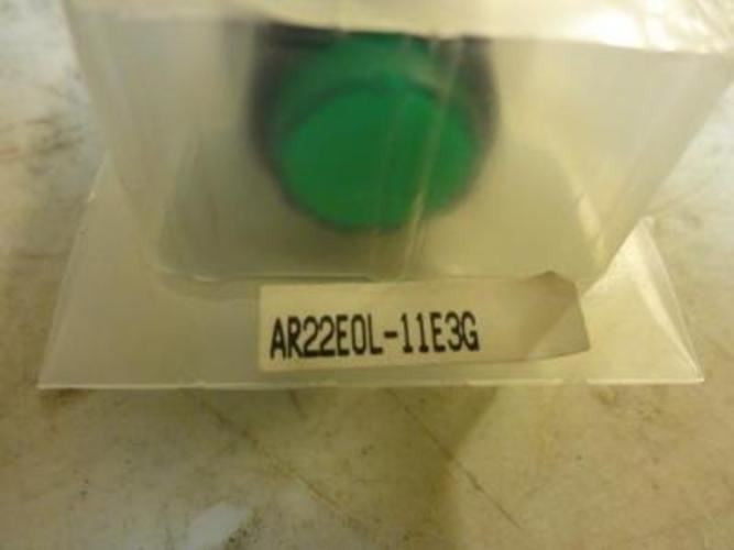 Fuji AR22F0L-11E3G; Push Button; Green; 30V; 1W