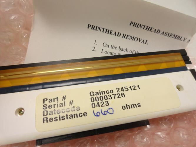 Gainco  245121; Thermal Printhead