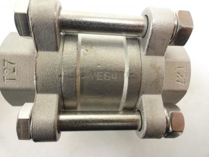 JAMFLOW YK-531-SS; Ball Valve; SS; 3/4 NPS; 1000WOG