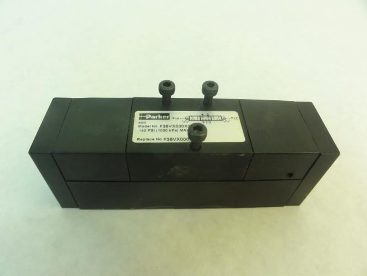 Parker F38VX000XXA; Solenoid Valve; 145 PSI
