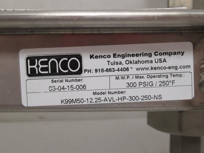 Kenco K99M50-12.25-AVL-HP-300-250NS; Level Gauge; 300PSIG
