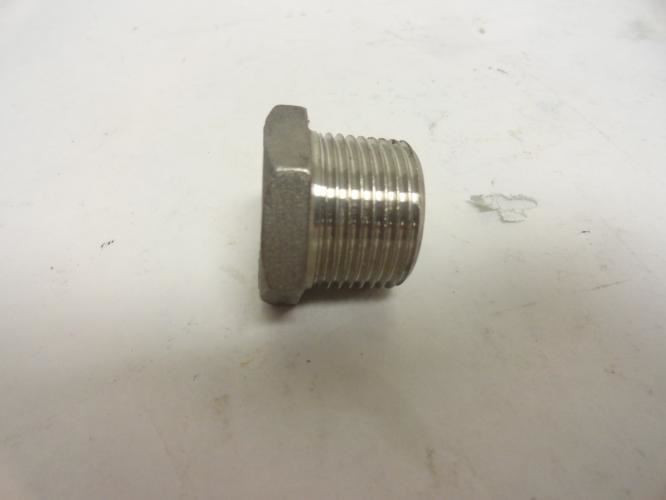 Industry-STD 1RRR3; Hex Bushing; SS-304; 3/4NPT x 1/4NPT;