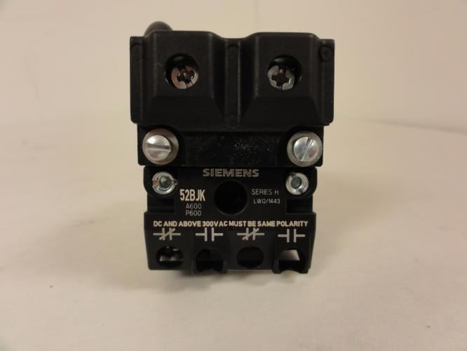 Siemens 52BT6EBAB; Pilot Light; Push To Test; 120VAC; 30mm