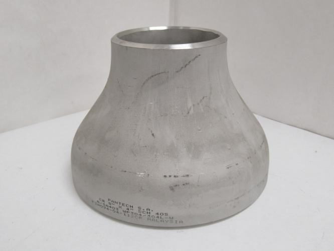 MFG- 40BWP13-L8L; Butt Weld Concentric Reducer; 8 x 4"; SS-304