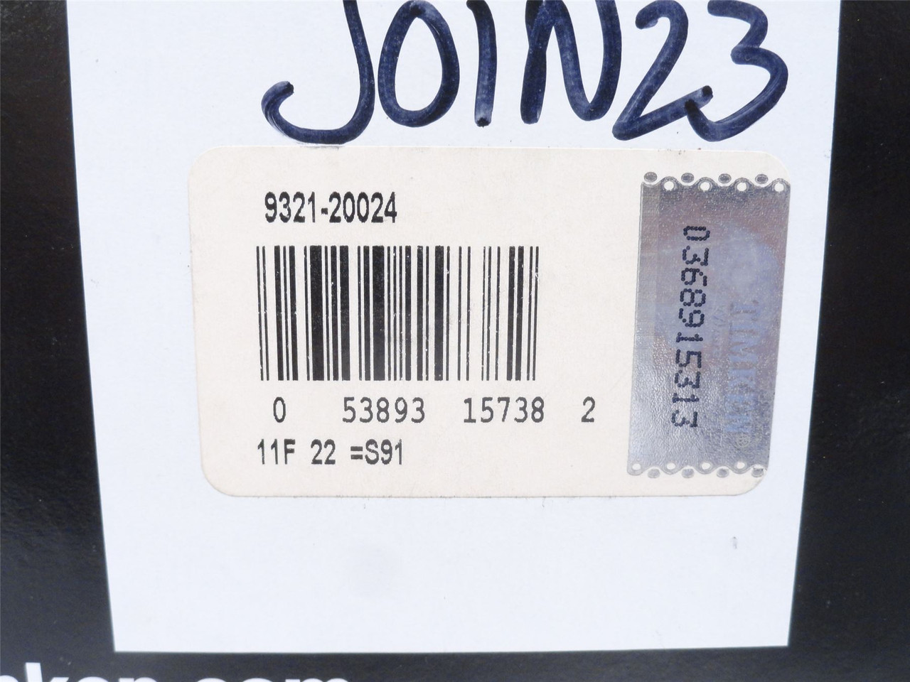 Timken 9321-20024; Tapered Roller Bearing Cup; 6-3/4"OD Timken 9321-20024; Tapered Roller Bearing Cup; 6-3/4"OD
