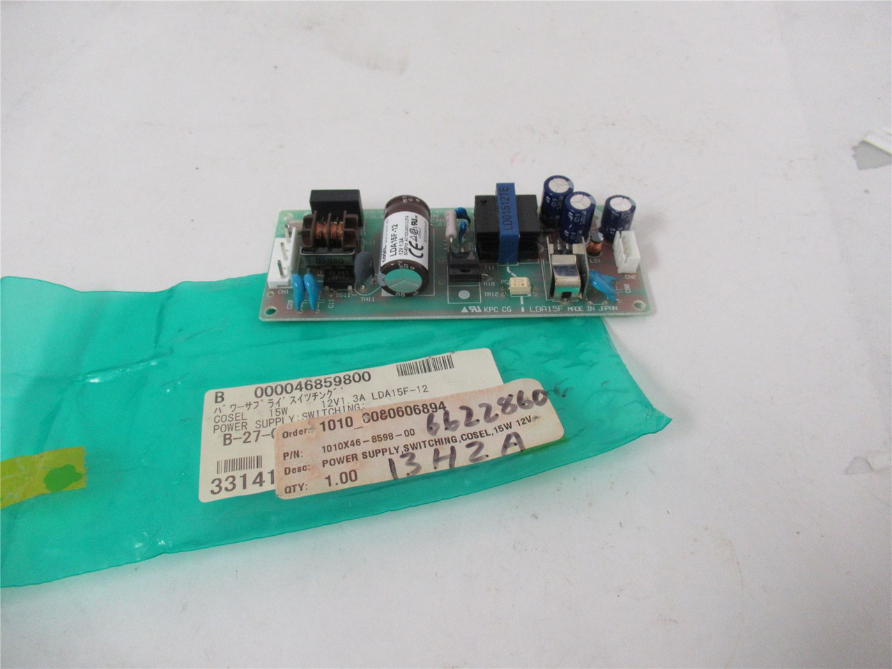Cosel LDA15F-12; Circuit Board Power Supply 15W 12V