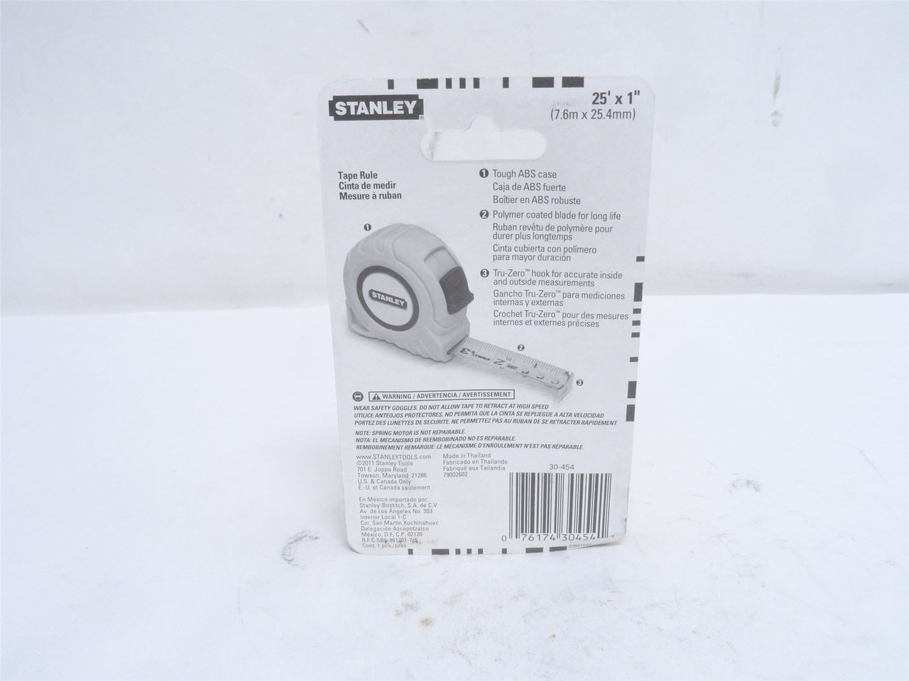 Stanley 30-454; Tape Ruler; 1" Wide x 25' Long