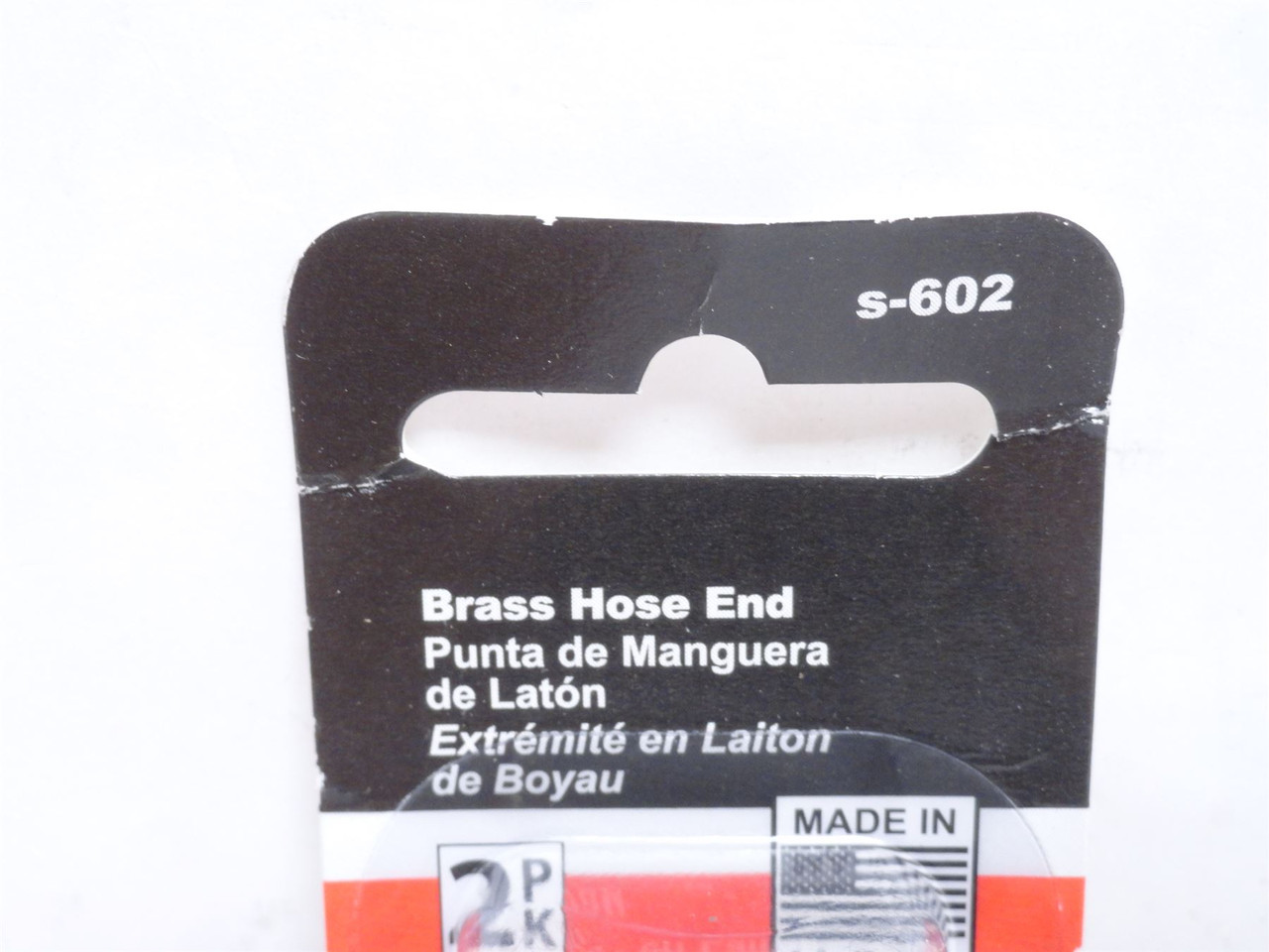 Milton S-602; Lot-2; Male Barb Hose End; 3/8NPT x 3/8" Tube