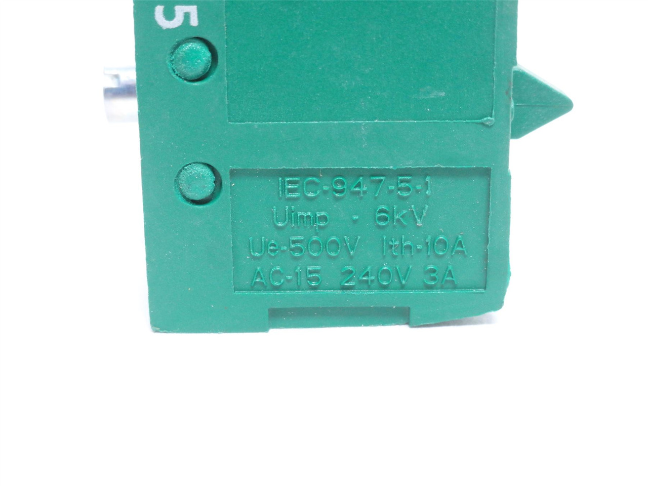 Europa RAS-CBNO; Lot-2; Aux Contact Blocks; 1-NO; 10A; 240VAC