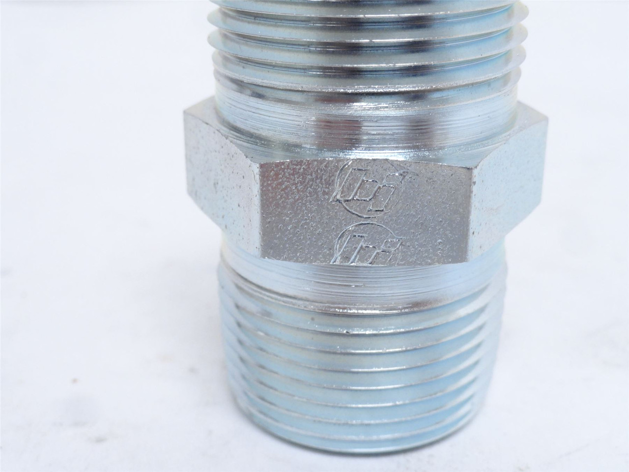 Brennan 5404-16-16; Steel Straight Adaptor; 1NPT x 1NPT