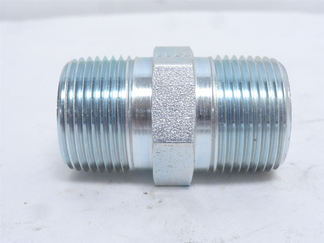 Brennan 5404-16-16; Steel Straight Adaptor; 1NPT x 1NPT