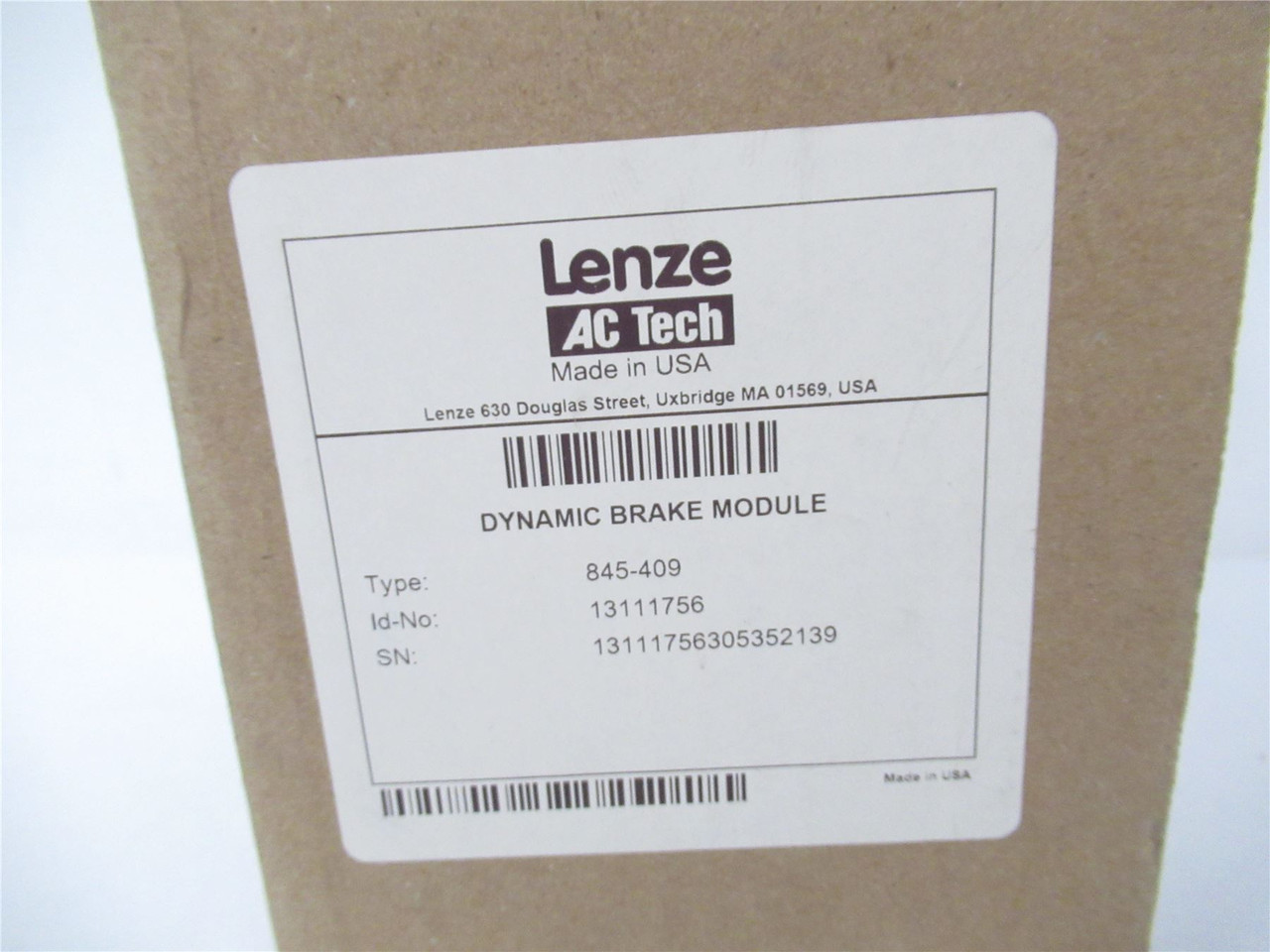 Lenze 845-409; Motor Controller Brake Resister 1.5HP 480V