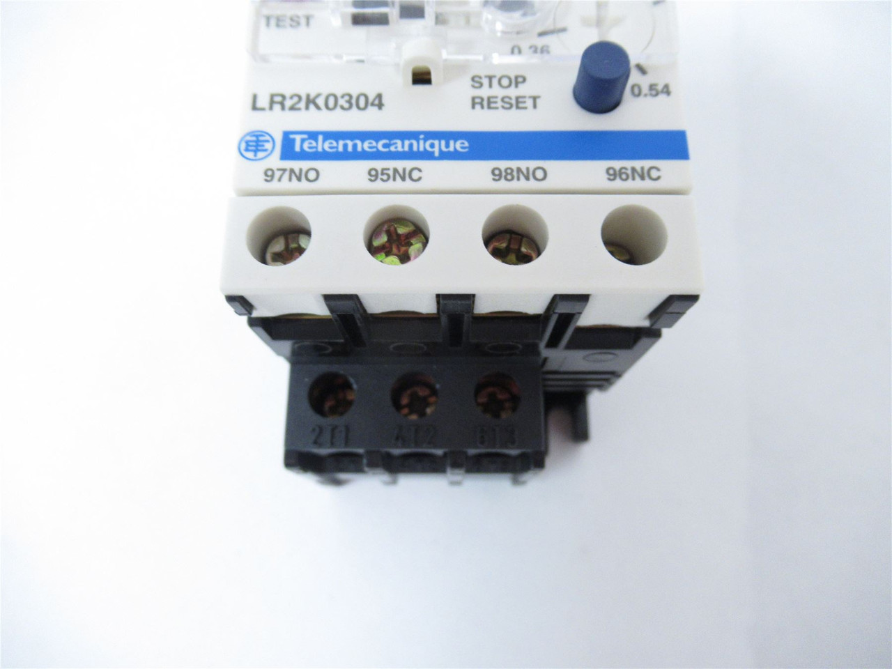 Telemecanique LR2K0304; Overload Relay 3-Pole 0.36 A– 0.54 A