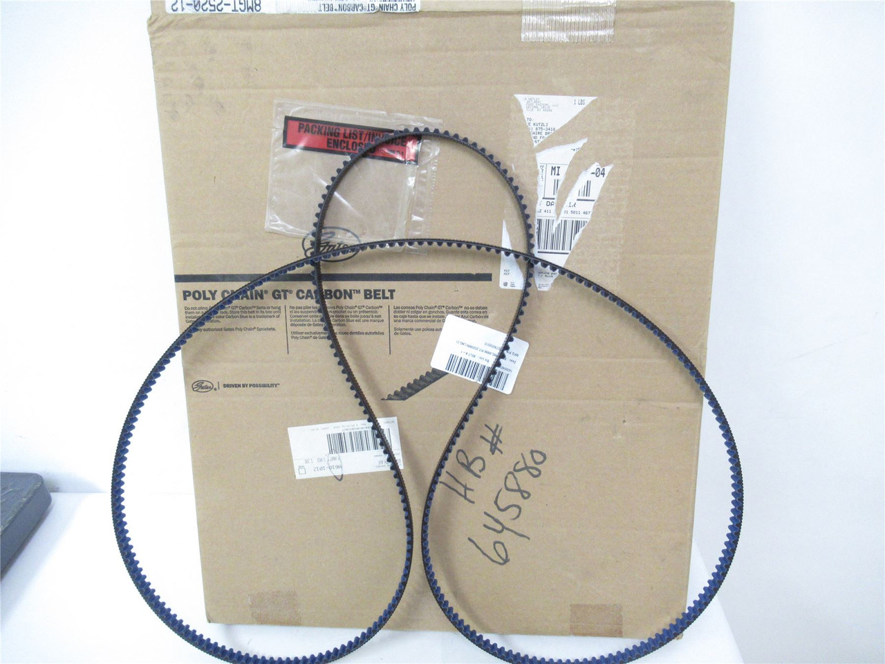 Gates 8mgt-2520-12; Timing Belt 8mmPitch 12mmW 896mmLength