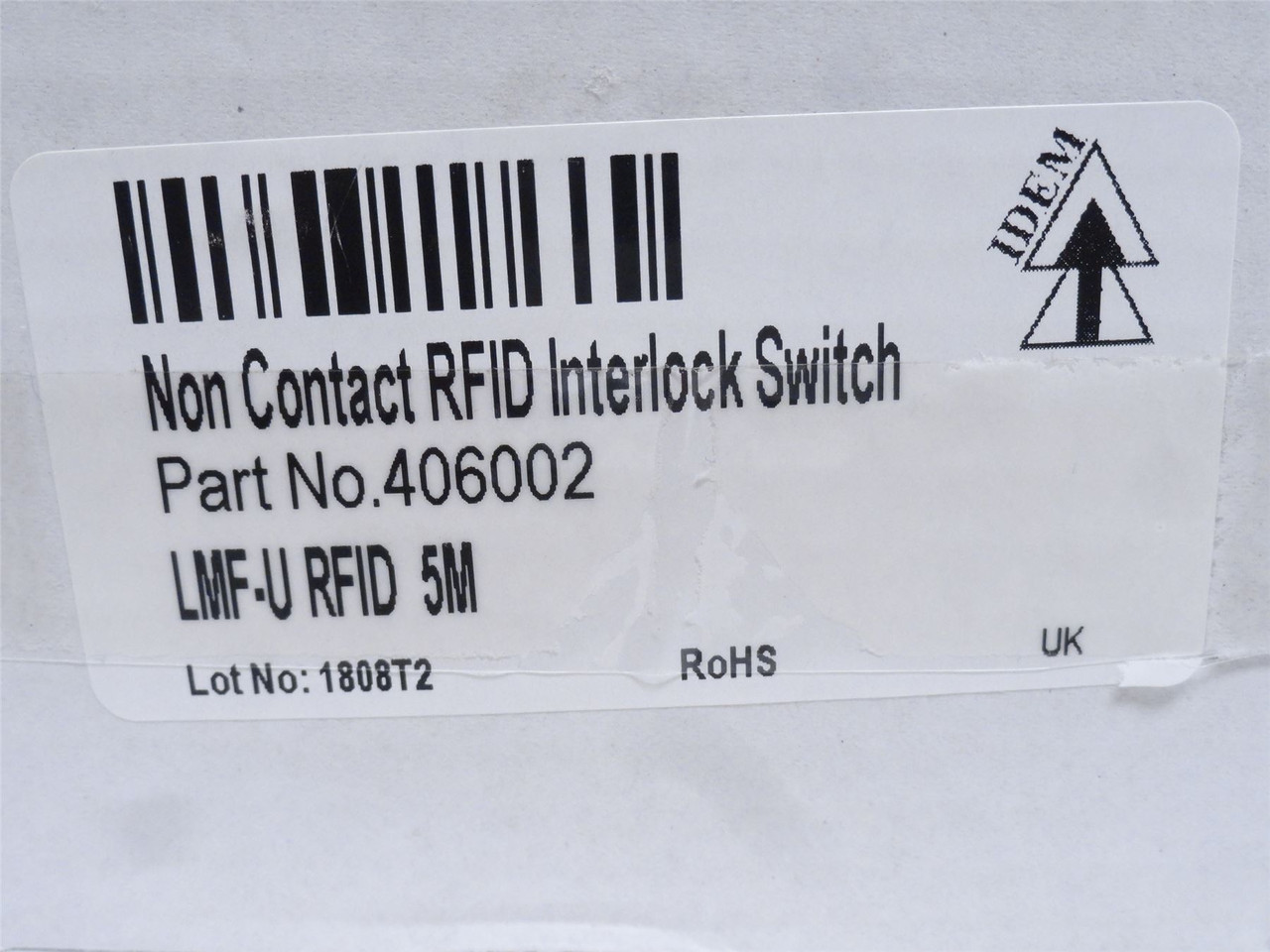 IDEM LMF-U-406002; Safety Interlock RFID Switch; 2-NC; 1-NO