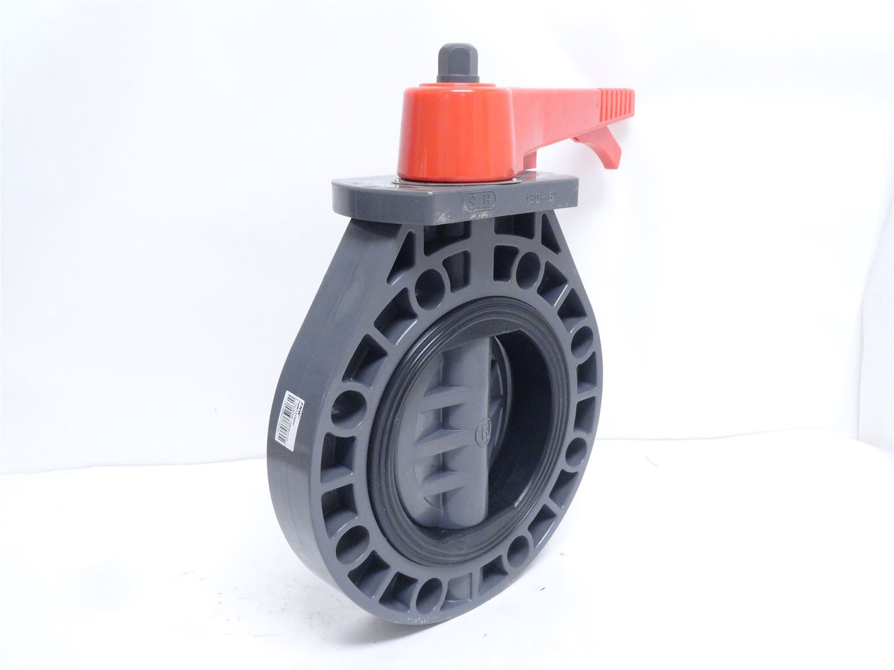 FNW FNW721AEU; PVC Flanged Wafer Lever 6" Butterfly Valve