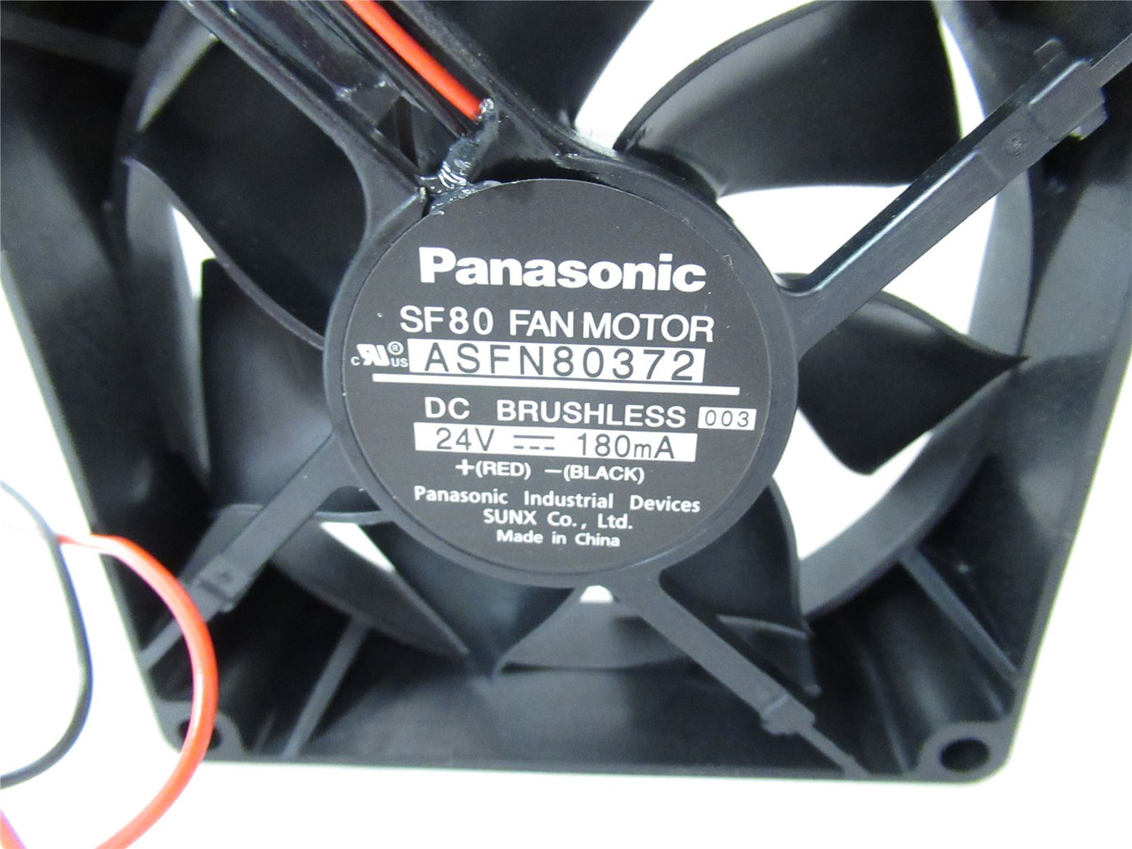 Panasonic ASFN80372; Fan 24V 180mA Brushless