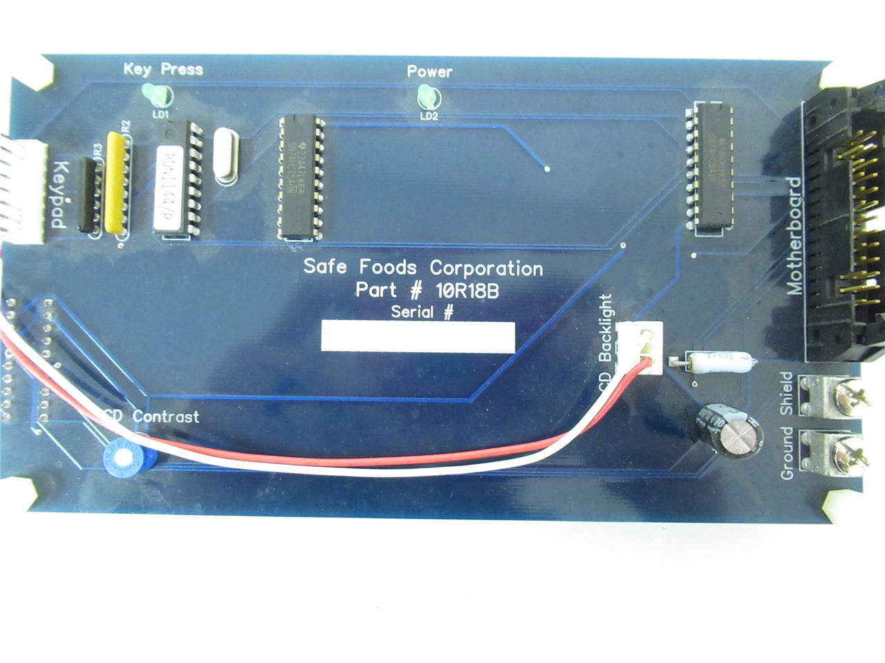 Safe Foods Corp 10R18B; ASSEMBLY GEN 3 DISPLAY REVA 76V00A