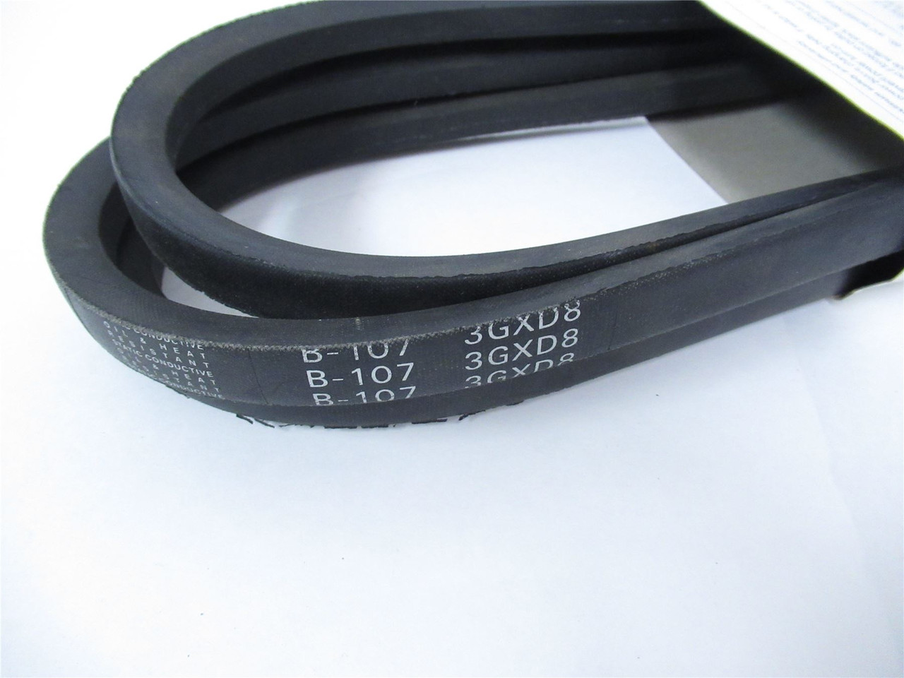 Dayton 3GXD8; Belt V B107; 110" OD Lg 21/32W 0.406" Thick