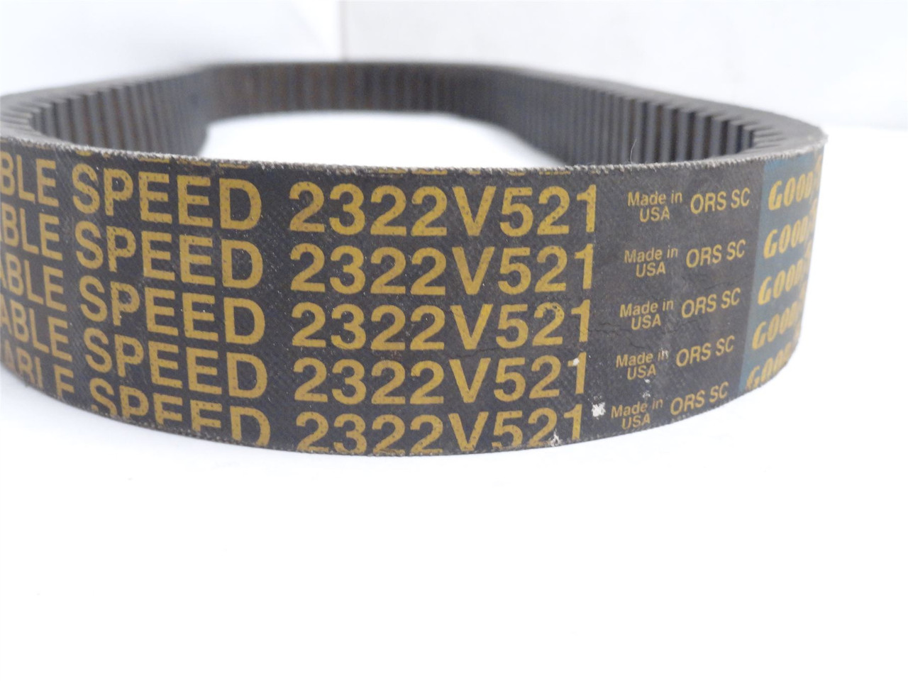Goodyear 2322V521; Multi-Speed Belt; 52.8" Long x 1-7/16" Wide