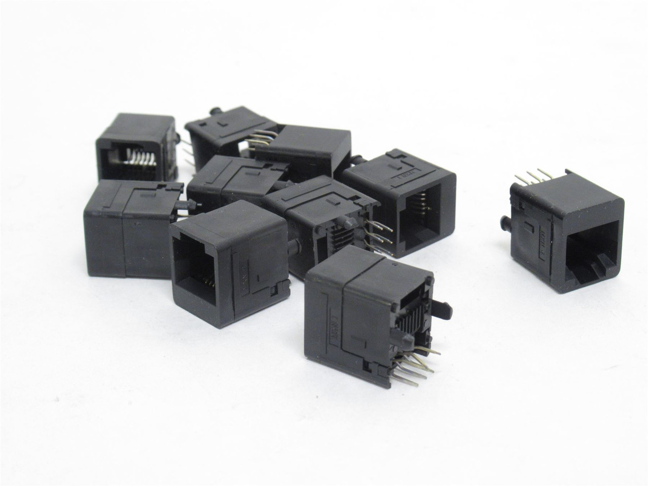 Molex 424106170; Lot-10 Jack Modular Connectors; Vertical