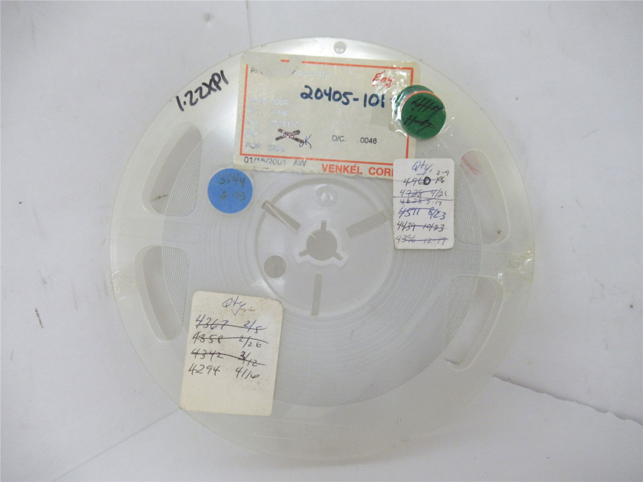 Venkel CR1206-8W-101JT; Lot-3600 Chip Resistor; 100R; +-5%