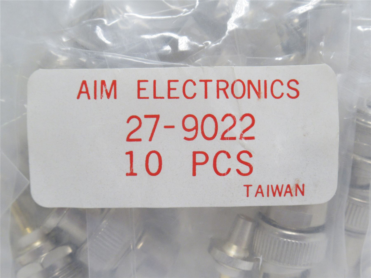 Aim Electronics 27-9022; Lot-10; RF / Coaxial Connectors