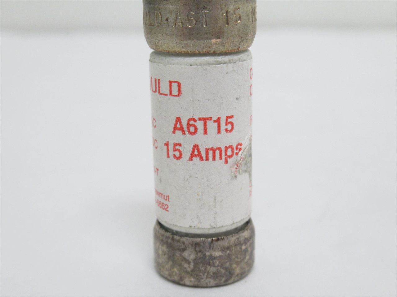Gould A6T15; Very Fast Acting Fuse; 15A; 600VAC/300VDC