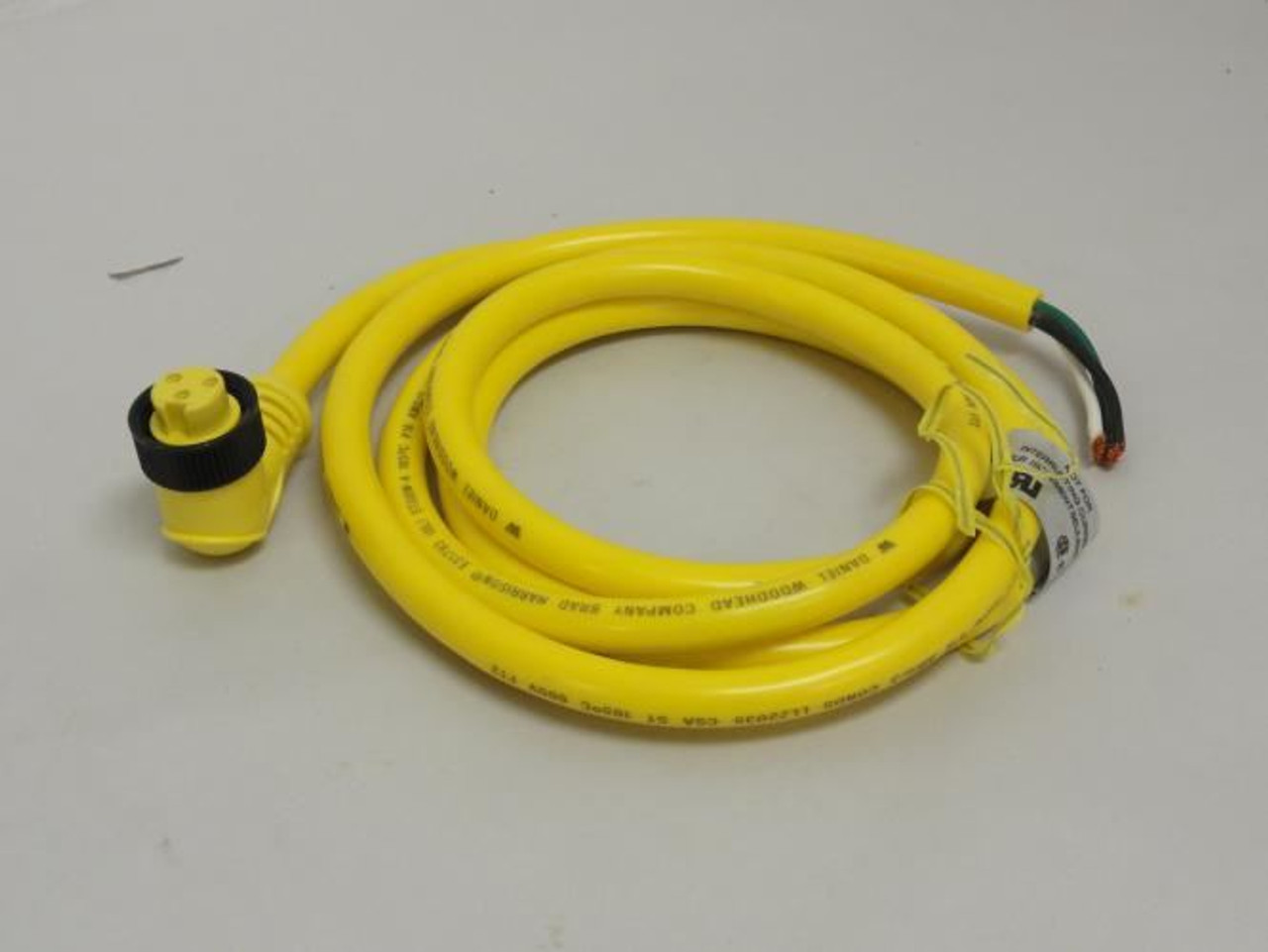 Woodhead 40902-90; Cordset; Mini-Change; 3P; 6' Long; 90Deg