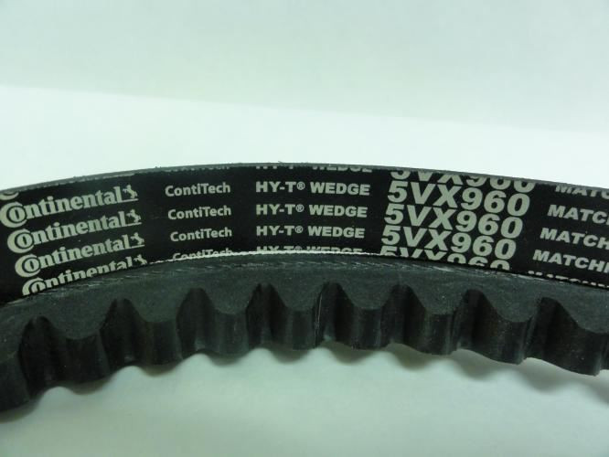 Continental 5VX960; V-Belt; 0.625" Width; 96" Outside Length