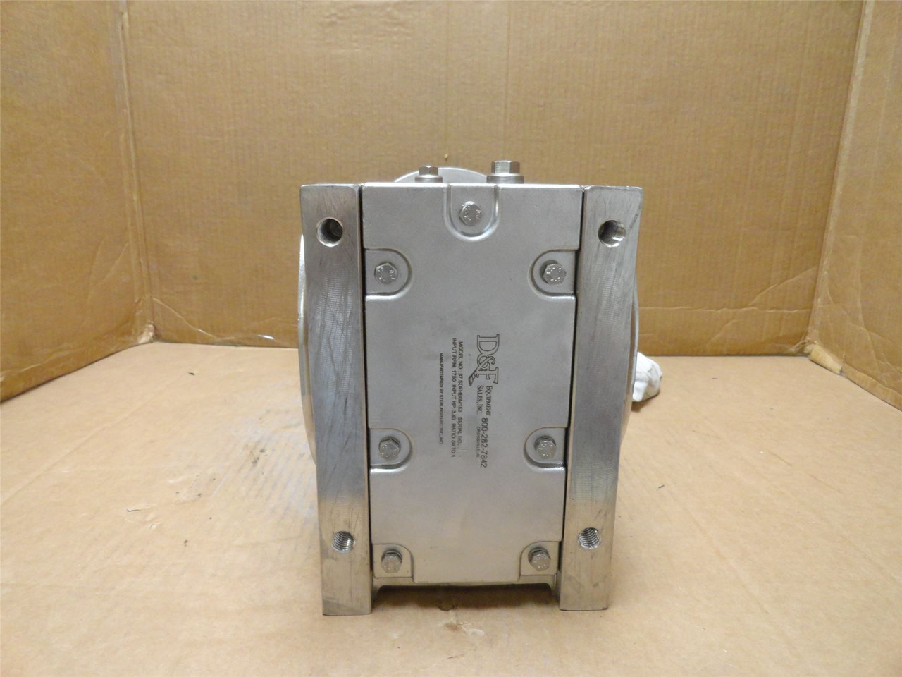 D&F 37.SDFHB6M153; Gear Reducer SS 60:1 Ratio Output-1.25"ID