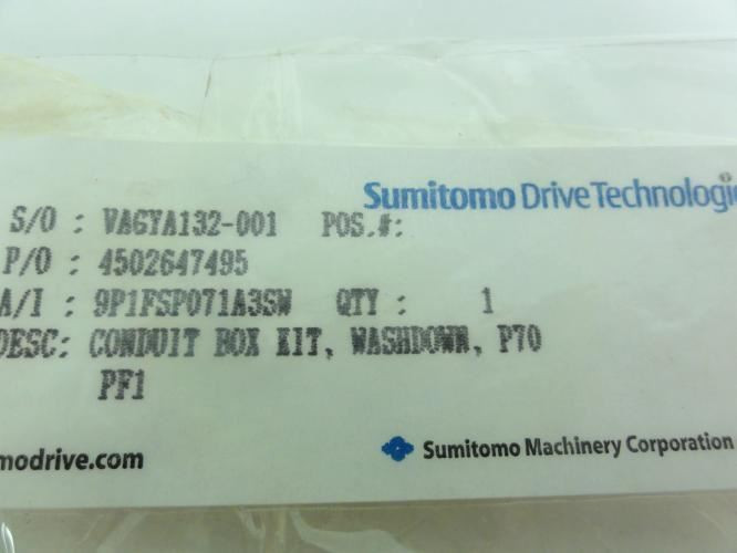 Sumitomo 9P1FSP071A3SW; Conduit Box; 1-1/4" NPT