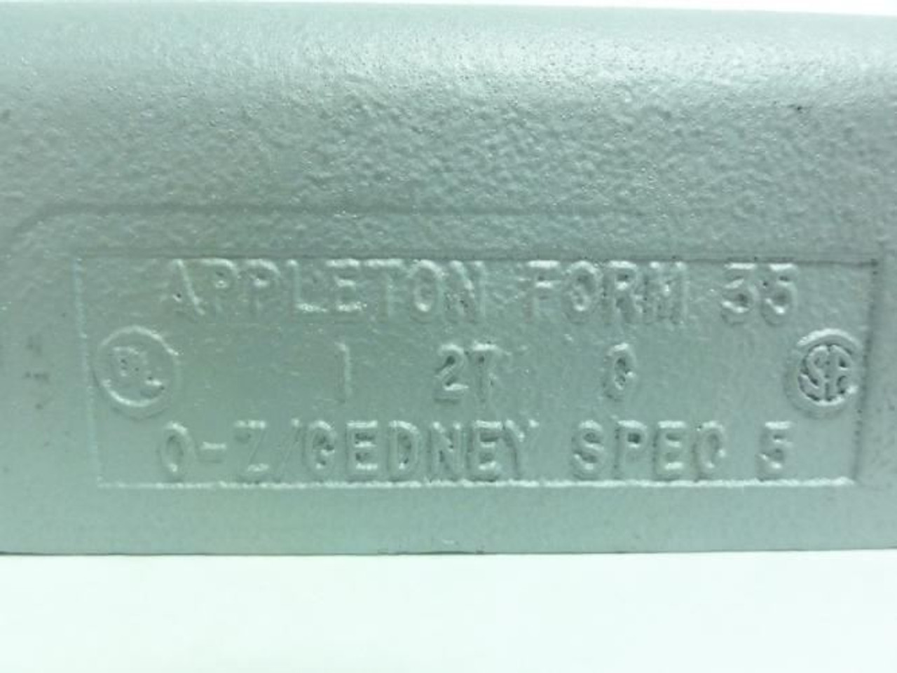 Appleton C100-M; Conduit Body; Type C; Size 1"; Form 35