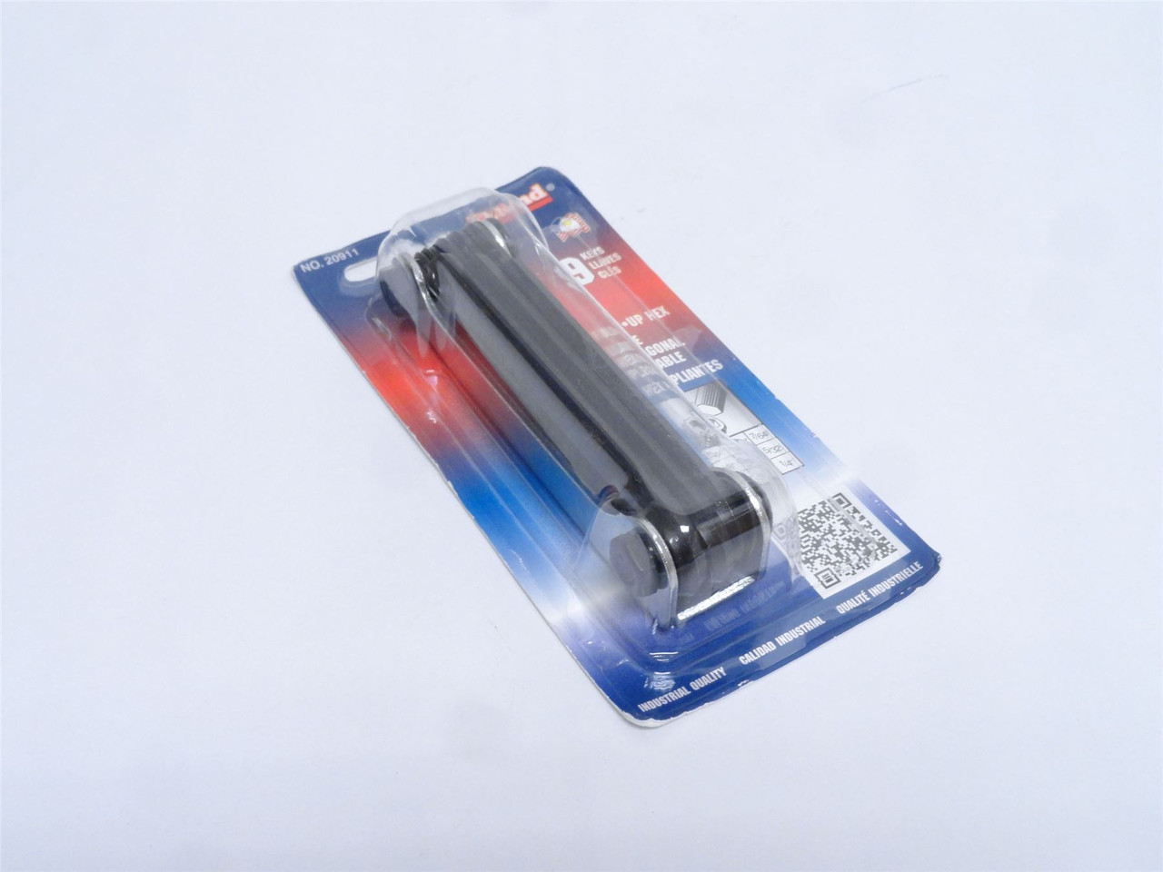 Eklind 20911; Standard Hex Key Set ;9-In-1; Fold Up