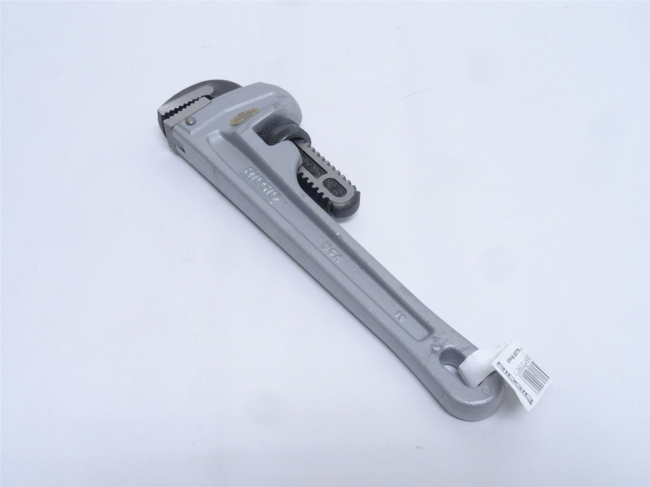 Rigid 31090; Aluminum Straight Pipe Wrench; Size: 10"