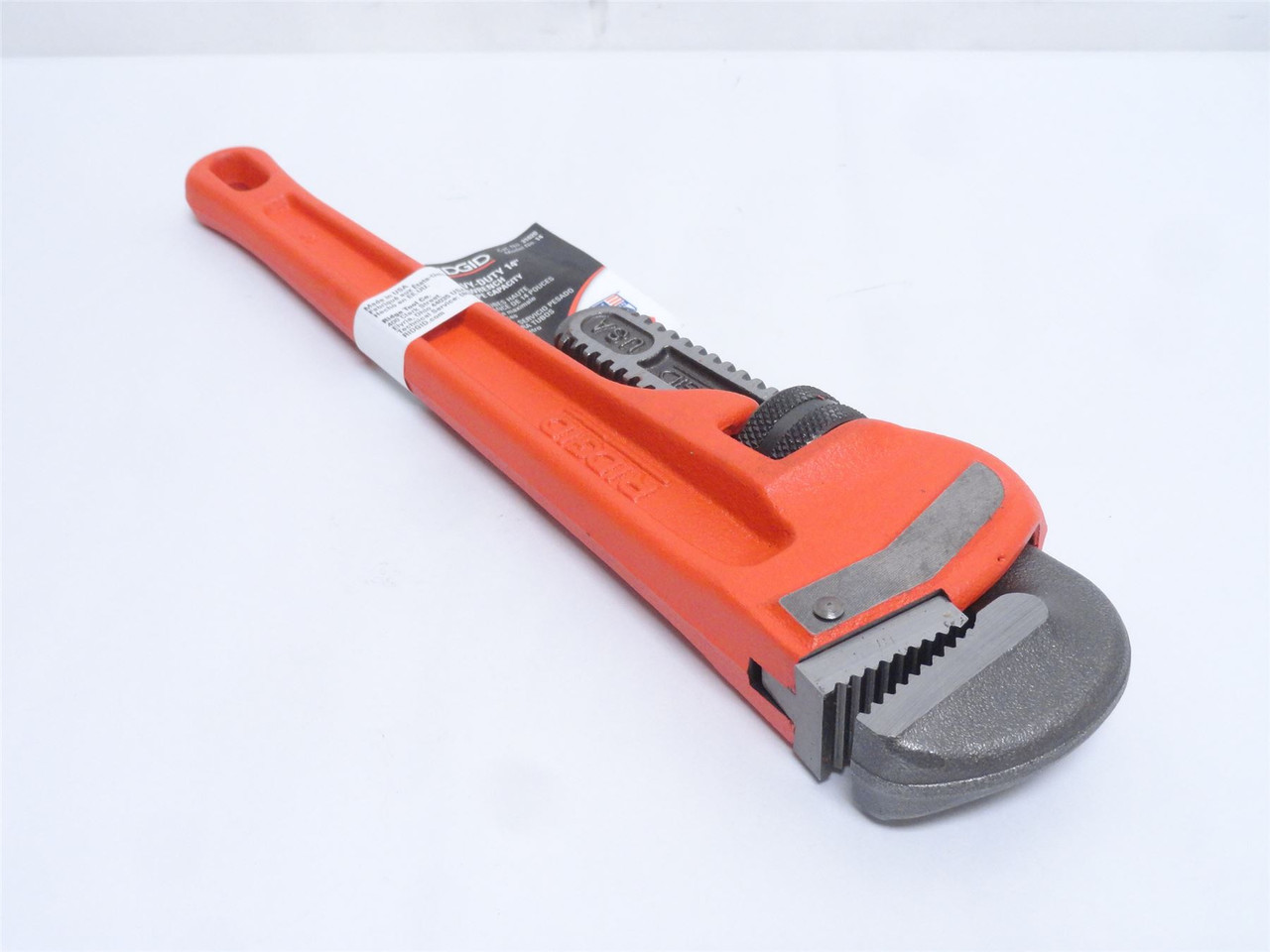 Rigid 31020; I-Beam Serrated Pipe Wrench; Size: 14"