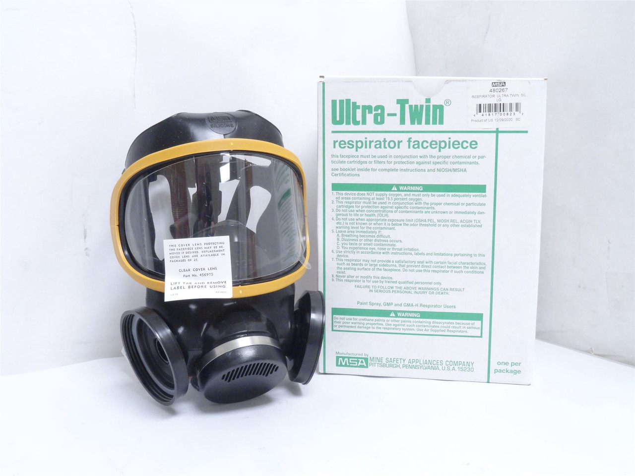 MSA 480267; Full-Facepiece Respirator; Size: Large MSA 480267; Full-Facepiece Respirator; Size: Large
