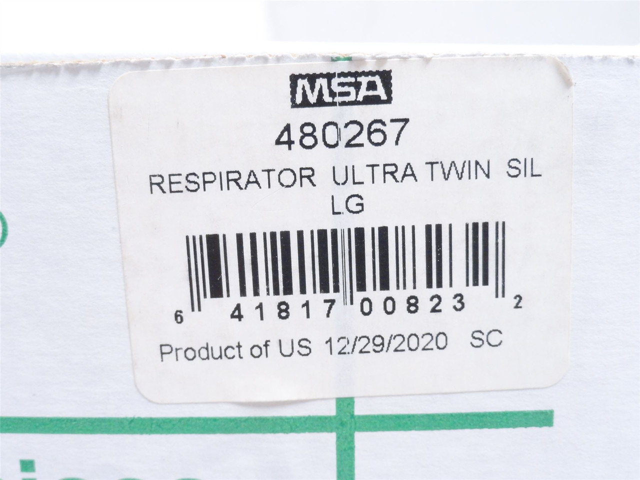 MSA 480267; Full-Facepiece Respirator; Size: Large MSA 480267; Full-Facepiece Respirator; Size: Large
