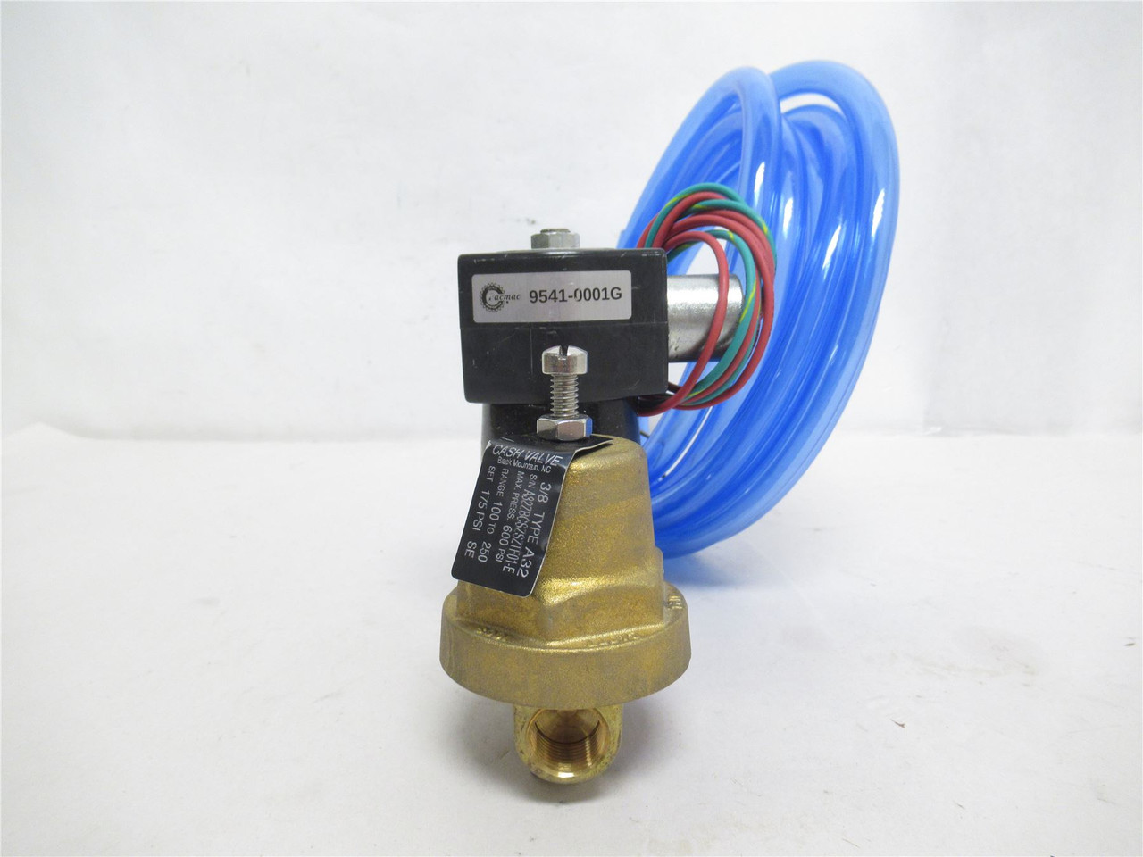 Pacmac 9541-0001G; Gas Flush Valve; 3/8NPT; 24VDC